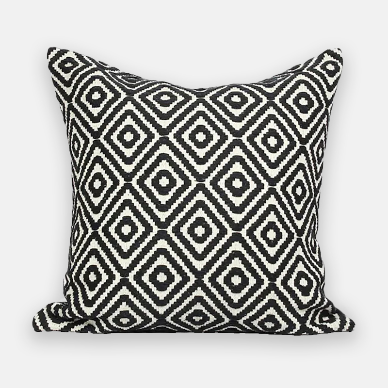 GeoVibe Diamond Throw Pillow Glepx